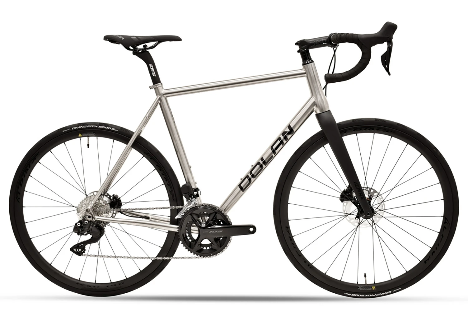 Dolan ADX Titanium Disc Road Bike - Shimano-12s-105 R7120 1 Dolan ADX Titanium Disc Road Bike - Shimano-12s-105 R7120