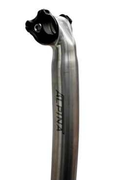 Alpina 31.6mm Titanium Seatpost (350mm Setback) -Bike Verse Alpina 31 6 titanium 3