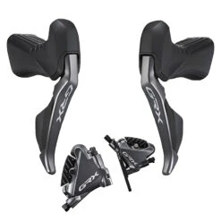 Shimano GRX ST-RX815 DI2 Shift Levers/BR-RX810 Flat Mount Calipers 2x11